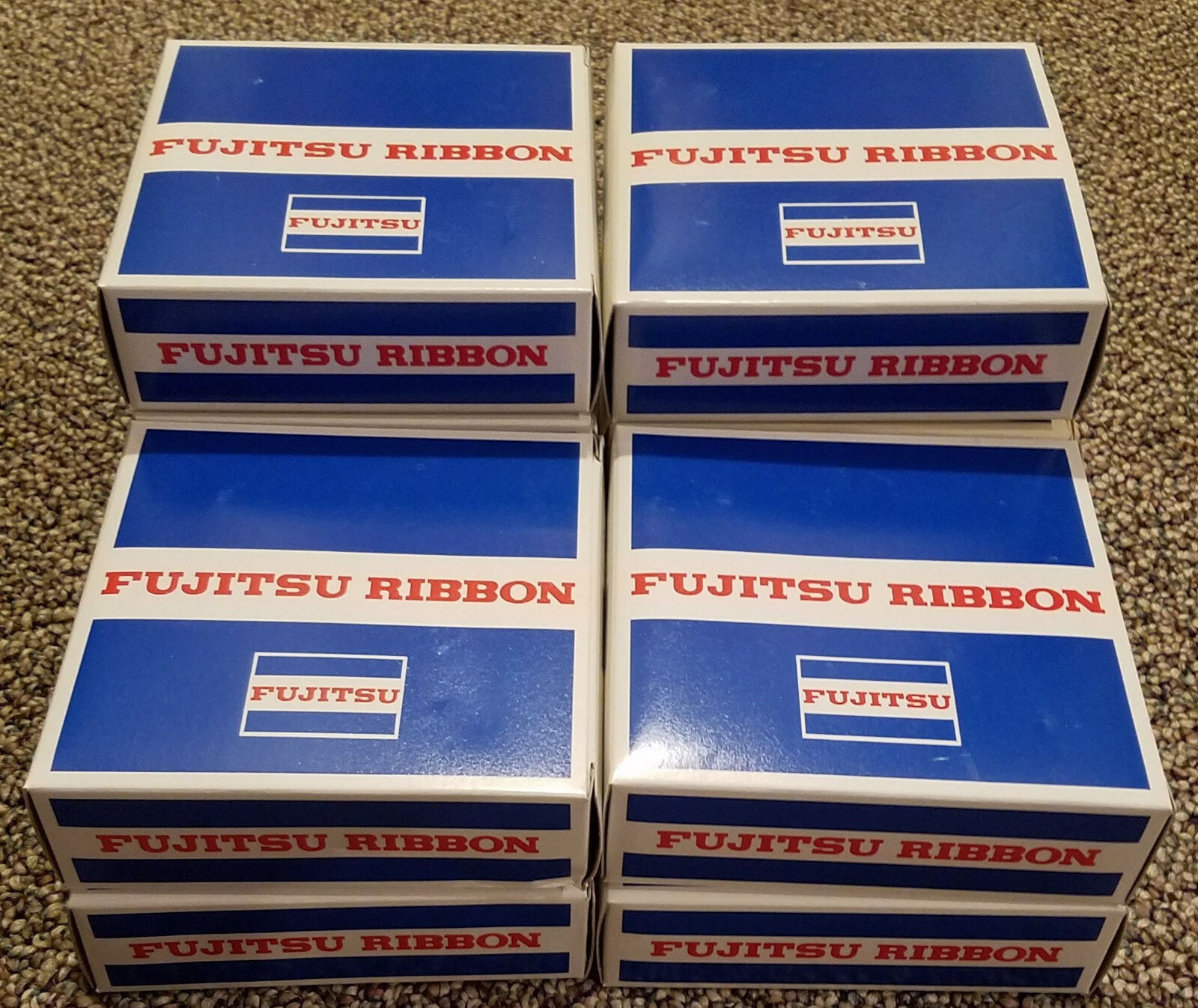 Lot of (20x) Fujitsu Printer Black Ribbon, 10 Box, Box Pack of 2, D30L-9001-0601