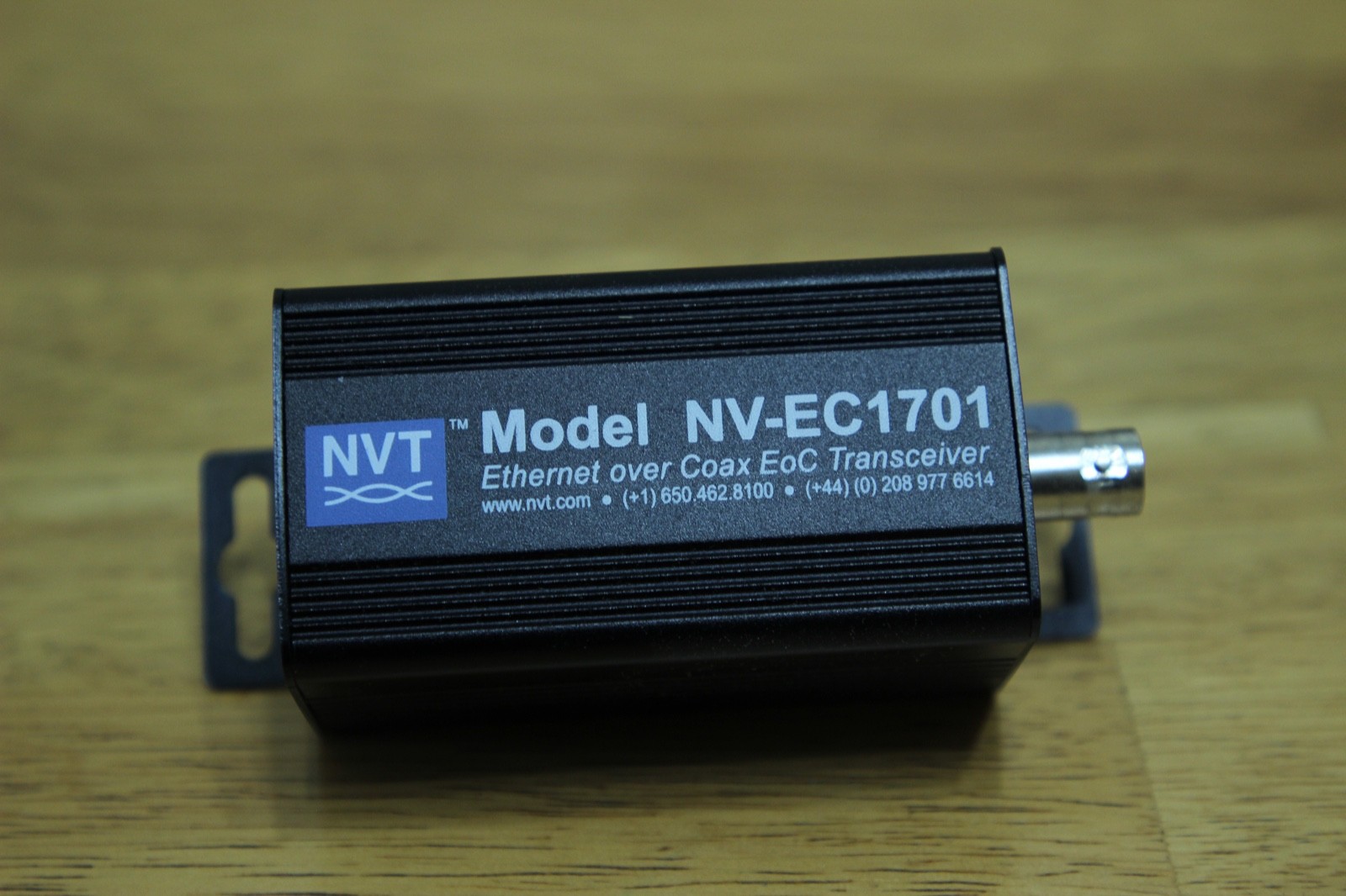 NVT PHYBRIDGE NV-EC1701 ETHERNET OVER COAX EOC TRANSCEIVER