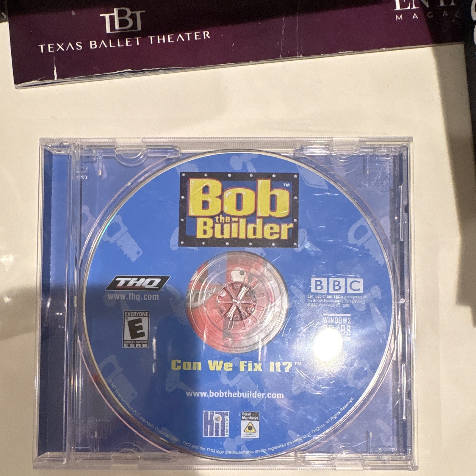 THQ Bob the Builder Can We Fix It? Educational PC CD-ROM for Windows 95/98