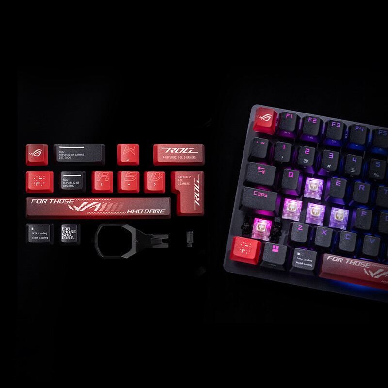 Republic of Gamers ROG PBT 5 Face Dye-Sub Keycaps 13-Key 