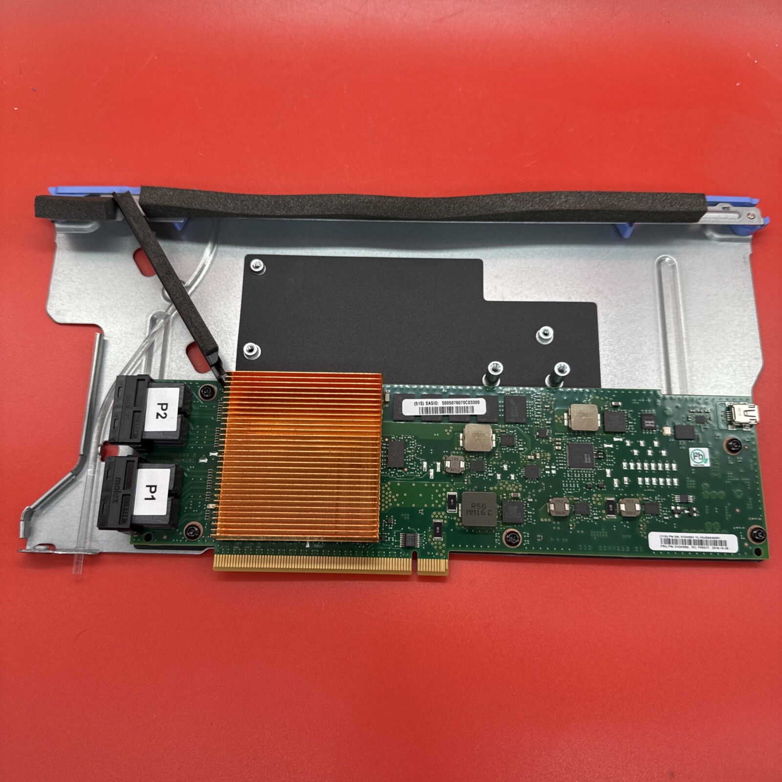 IBM 01DH550 01DH551 P00217 SAS Controller For Power 57D7 For IBM PCI Express x8