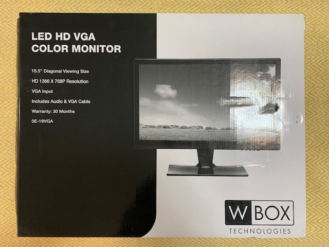 18.5" Color Monitor LED HD VGA  Open Box