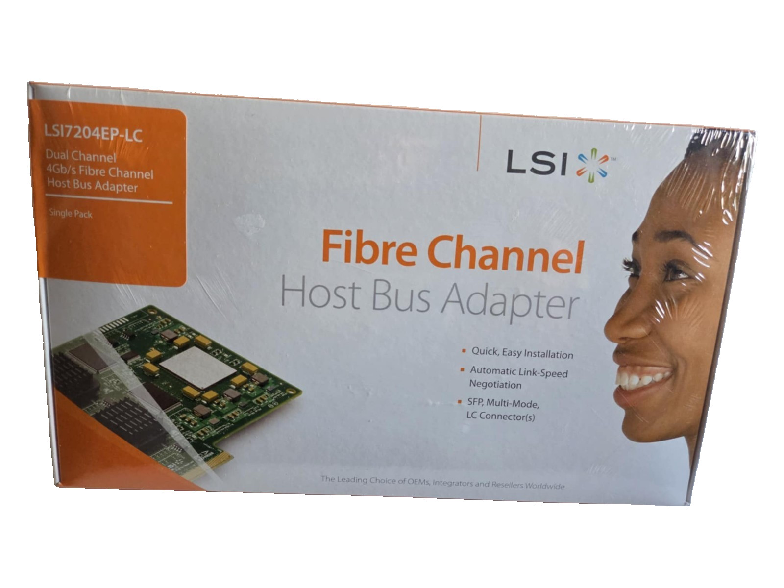LSI7104EP-LC SINGLE CHANNEL 4GB/S FIBRE CHANNEL HOST BUS ADAPTER BRAND NEW
