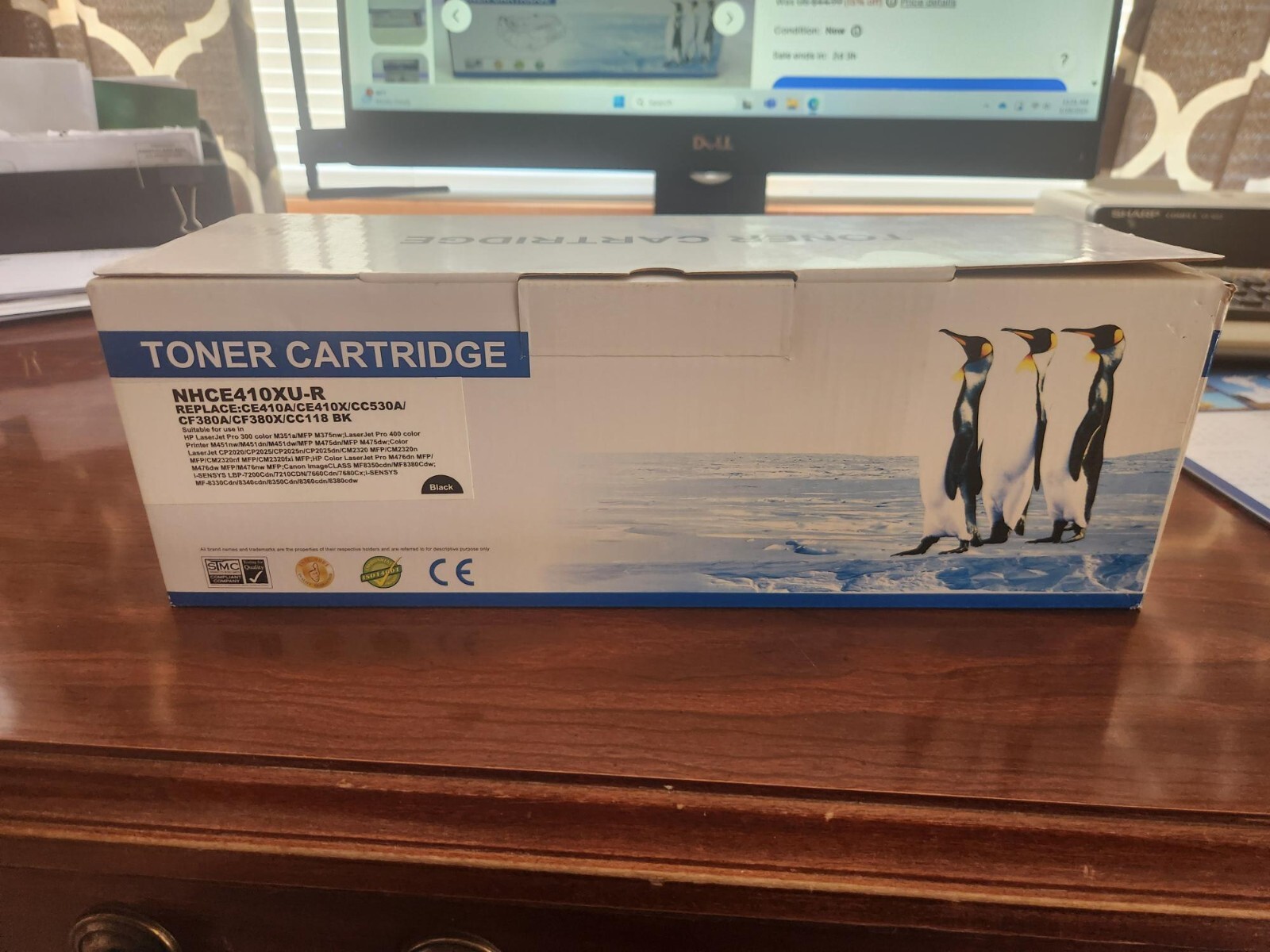 NHCE410XU-R  CCC118BK Toner Cartridge Black Works With Hp Color Laser Jet