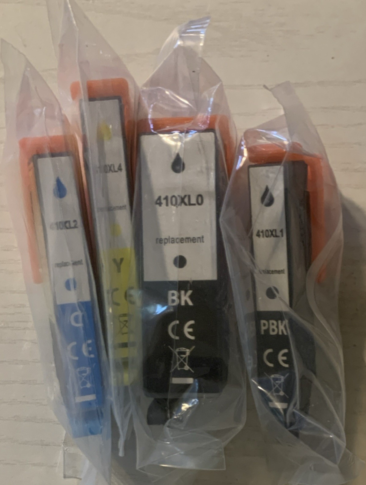 410XL Compatible Inkjet Ink Cartridge Set Black Photo Black Cyan Yellow