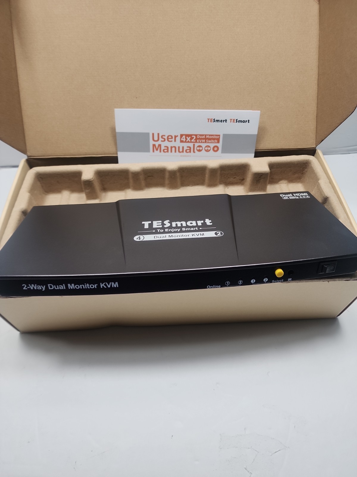 TESsmart 4K 60Hz Ultra HD Audio Output KVM 