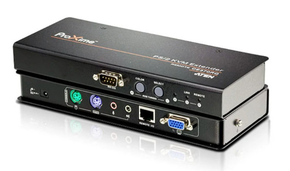 NEW ATEN CE370 PS/2 VGA Audio Cat5 KVM Extender with Deskew 300m RS-232