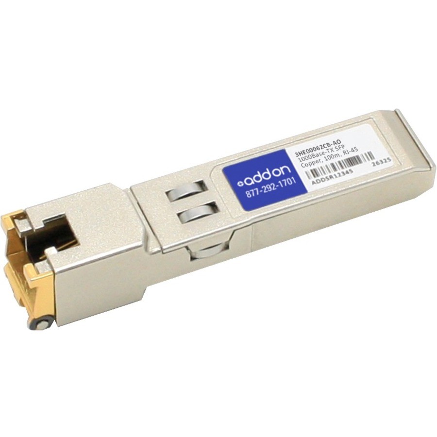 AddOn 3HE00062CBAO SFP Transceiver 10/100/1000Base-TX Copper
