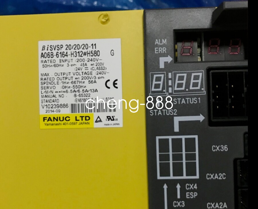 1PCS FANUC A06B-6164-H312#H580  Servo Amplifiers new via FedEx or DHL