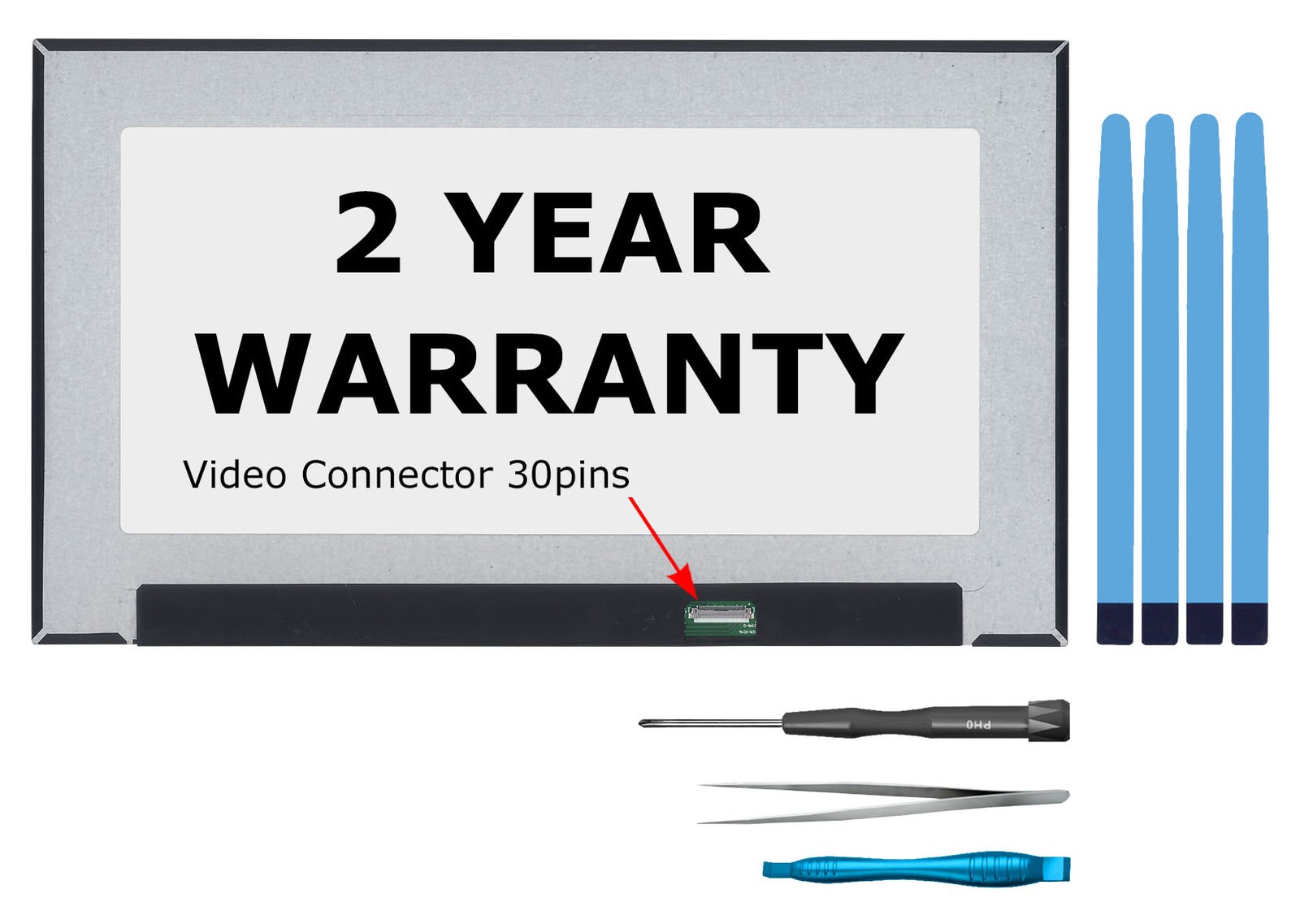 HKC MB156CS01-9 Ver.1.0 Ver.1.1 FHD IPS LCD Screen 30 pin Matte LED Display