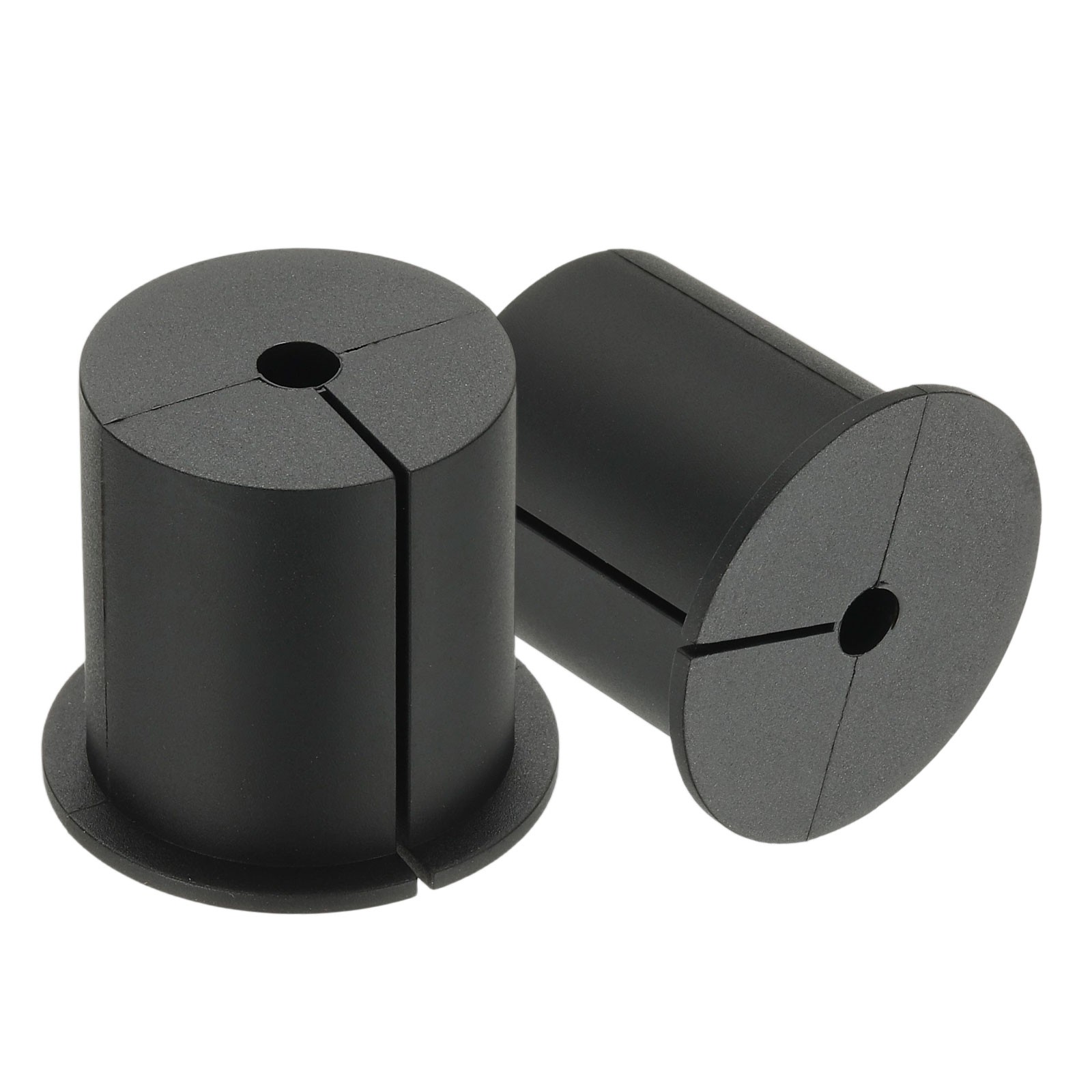 2 Pcs 1-3/8" Wall Grommet Cable Routing Kit for 0.26" 6.5mm Hole Black