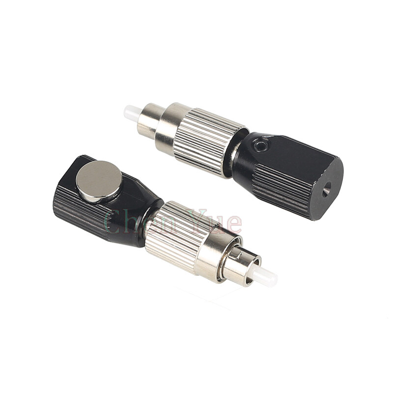 2pcs Fiber Optic Adapter FC Round Single Mode Multimode Bare Fiber Adapter 