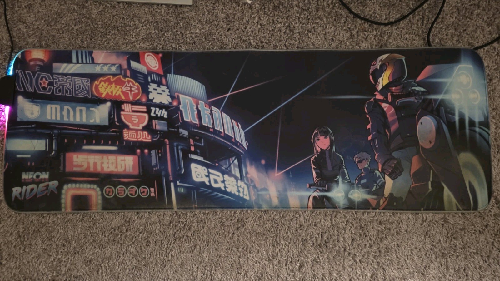 SteelSeries QcK Prism XL CS:GO Neon Rider Limited Edition Mousepad ( Read Descri