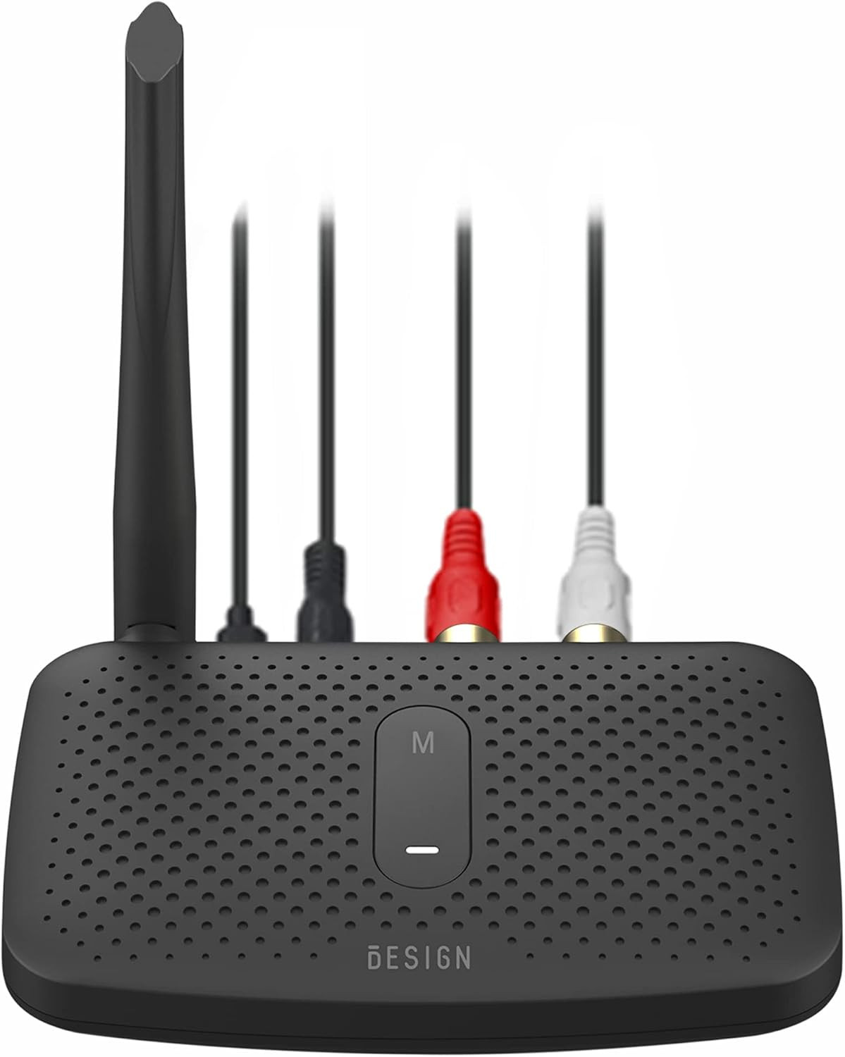 BE-RCA Pro Long Range Bluetooth Adapter for Bluetooth Music Streaming, Black
