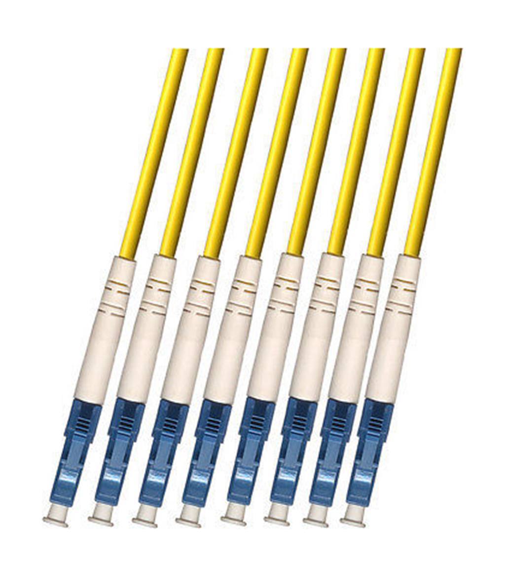 20M OUTDOOR ARMORED LC-LC 8 STRANDS Single-Mode 9/125 Fiber Cable