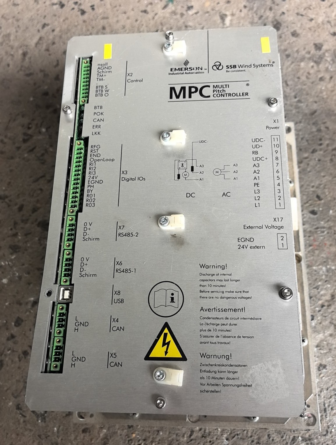 1PC USED EMERSON MPC 35 AC MPC35AC