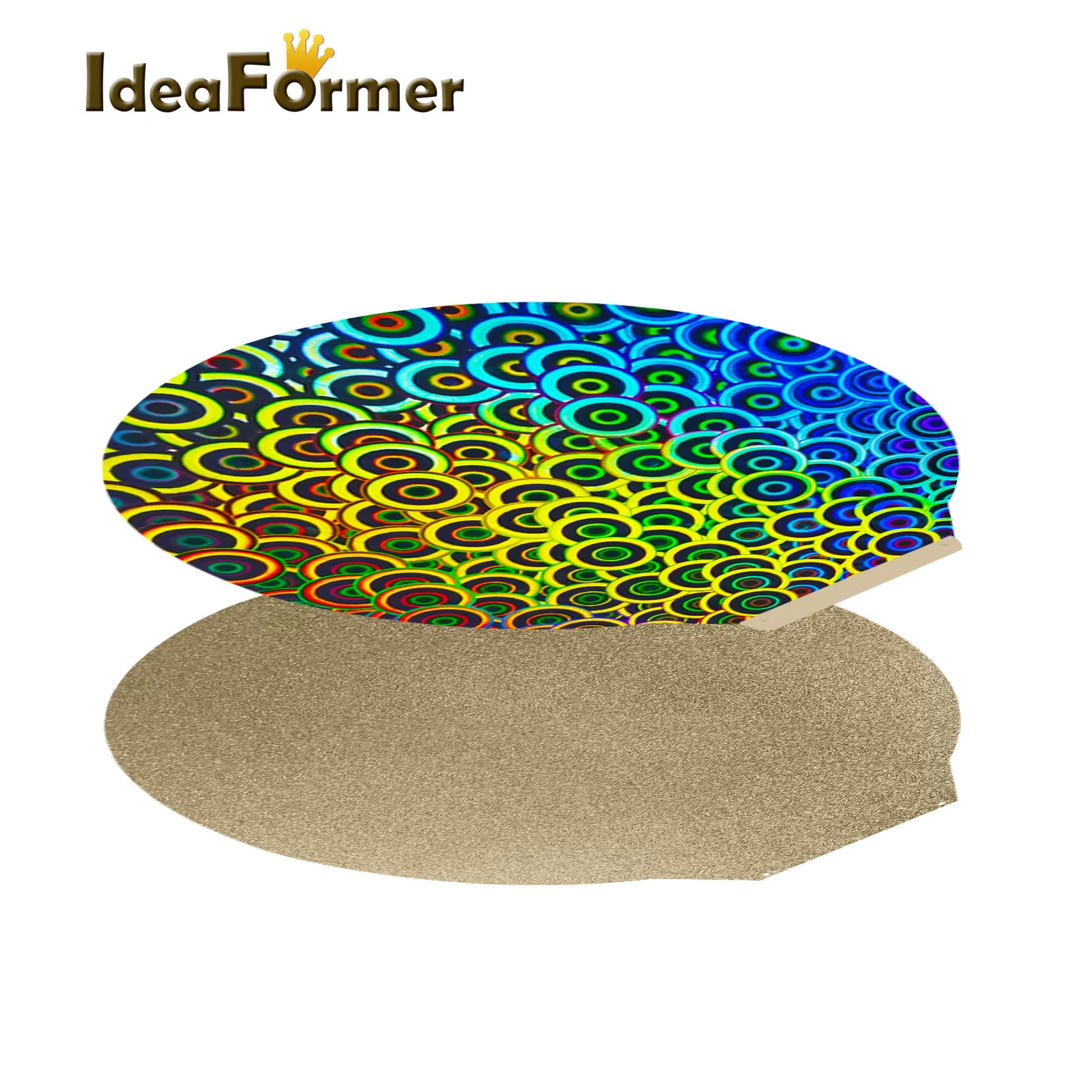 For Flsun Super Racer/Qq/Qq-S-Pro 3D Printers round 270Mm Textured-Smooth PEI Sh