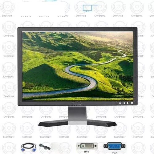 Name brand 22" inch WIDE HDMI Desktop Computer PC LCD Monitor cables Grade B