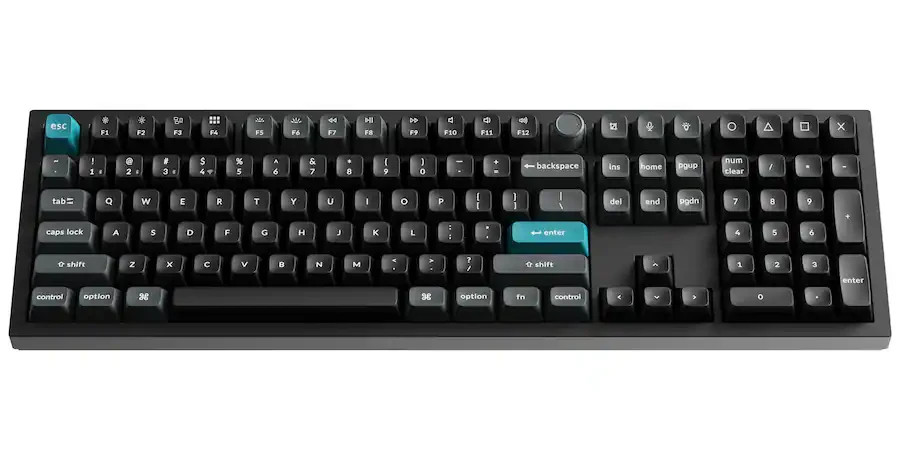 Keychron Q6 Ultra RGB Knob Version 8K Wireless Mechanical Keyboard - Black
