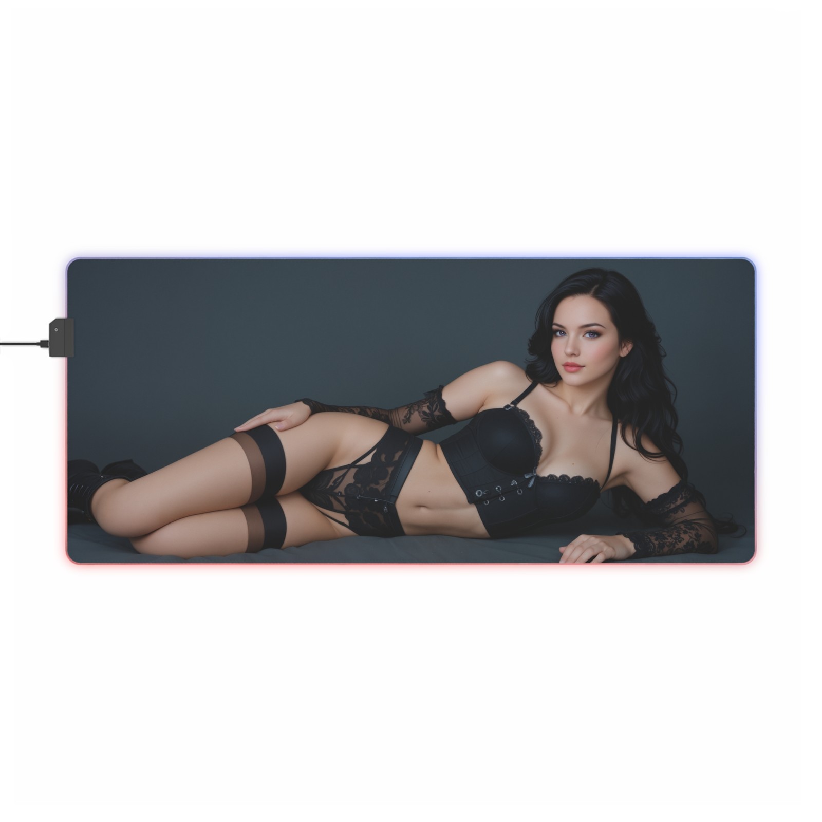 Yennefer Witcher RGB LED Gaming Desk Mat Huge Mouse Pad Surface