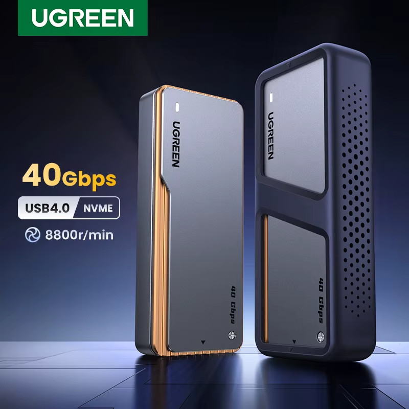 UGREEN 40Gbps NVMe SSD Enclosure M.2 to USB4.0 SSD Case Compatible with M.2 NVME