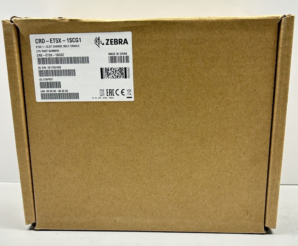 Zebra CRD-ET5X-1SCG1 Portable Tablet Charging Cradle Docking Open Box
