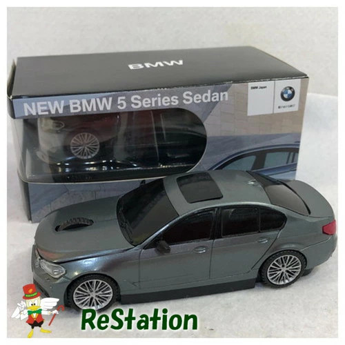 BMW 5 Series Sedan Dark Gray Wireless Mouse Mini Car Type Plastic Japan jp