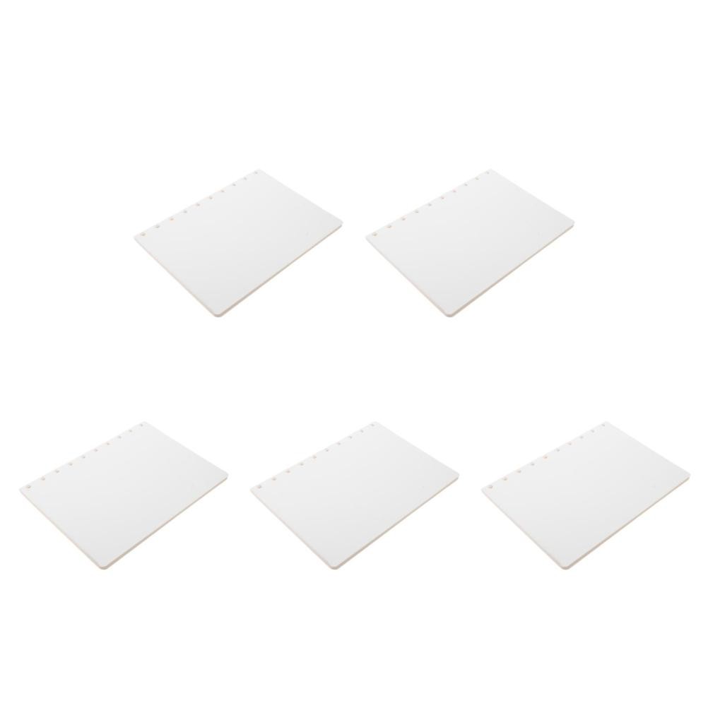 5pcs Sublimation Blank Journal with Mushroom Discs and Hard Cover
