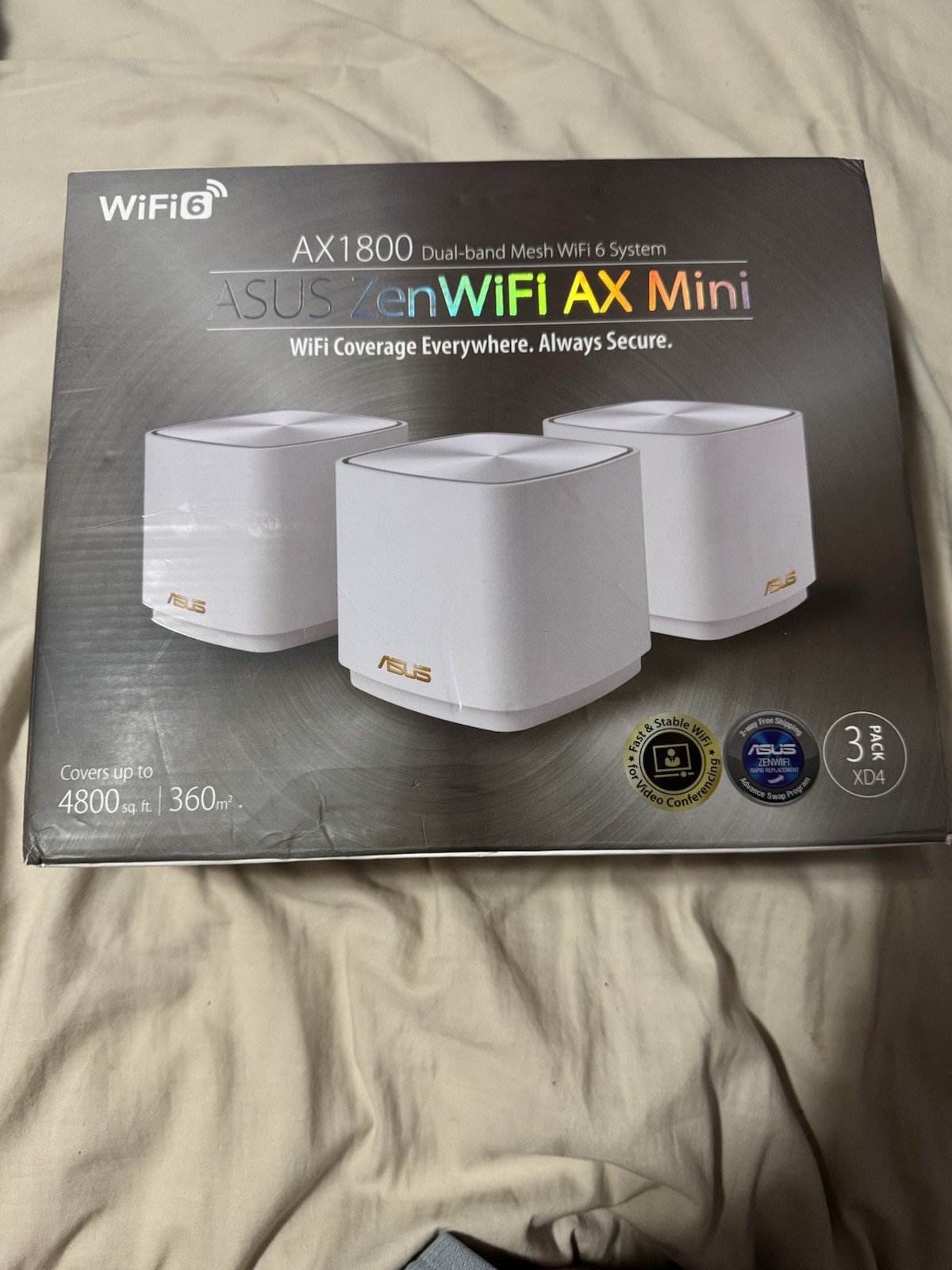 ASUS ZenWiFi AX Mini - Mesh WiFi 6 System (AX1800 / XD4) - 3 Pack  Tested