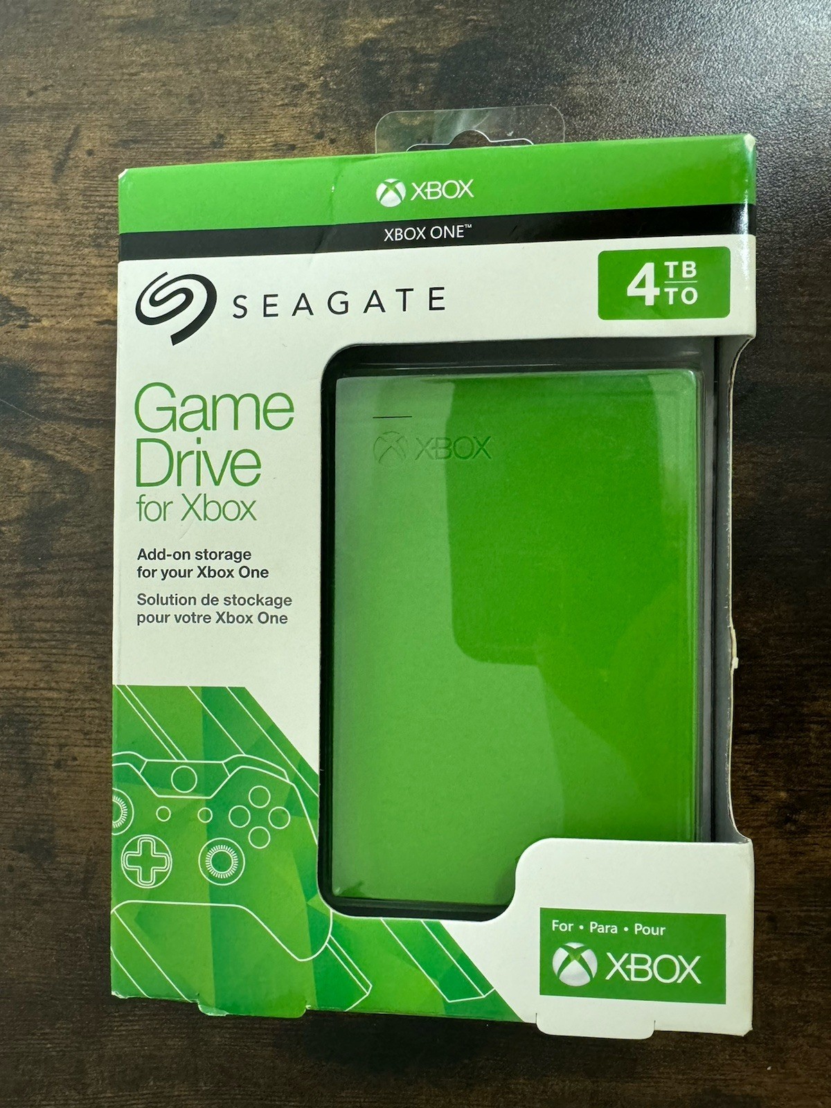 Seagate Game Drive for Xbox 4TB Portable External HDD Hard Drive Green