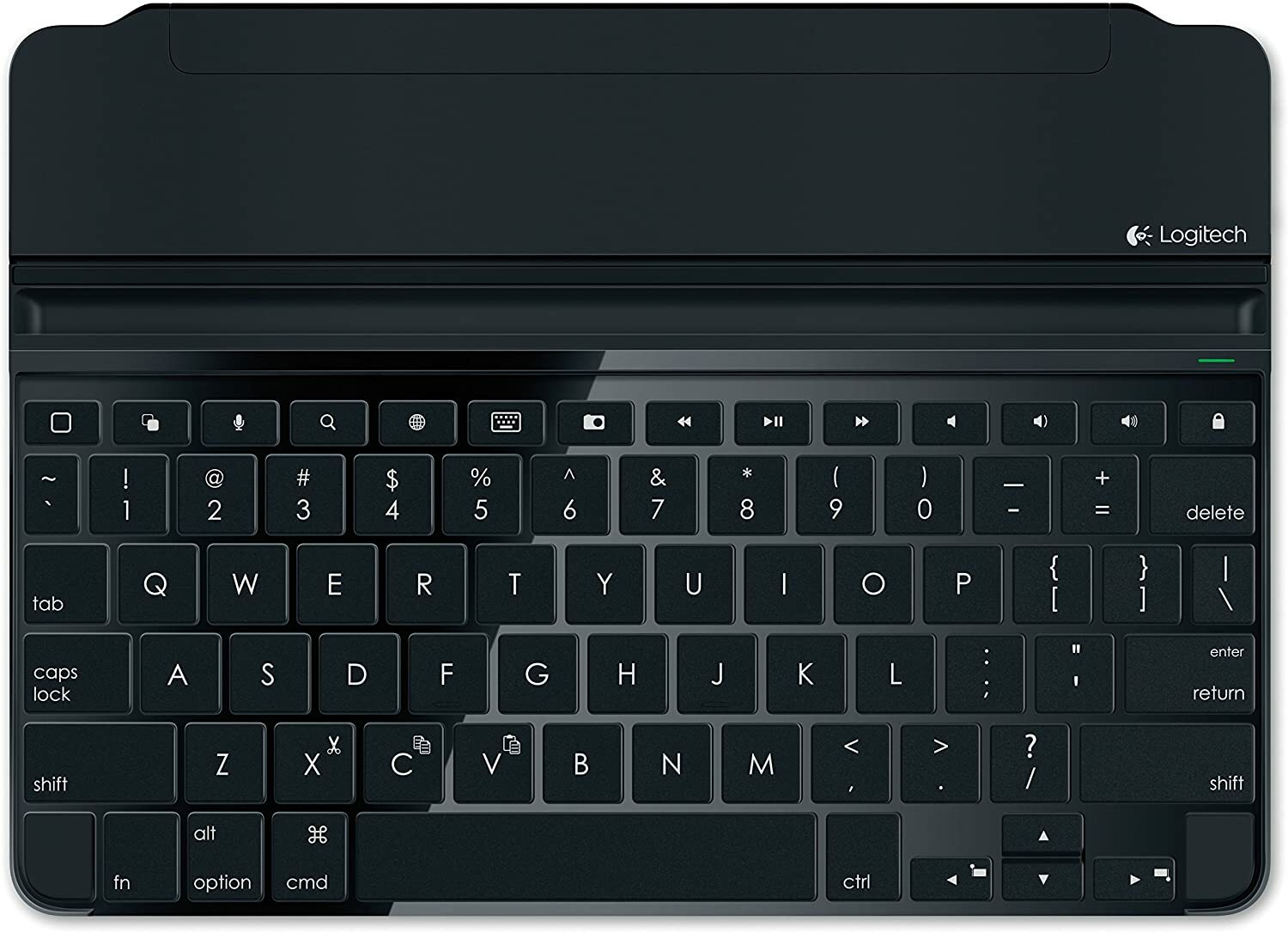 Logitech Ultrathin Magnetic Clip-on Keyboard Cover for iPad Air - Black/Gray