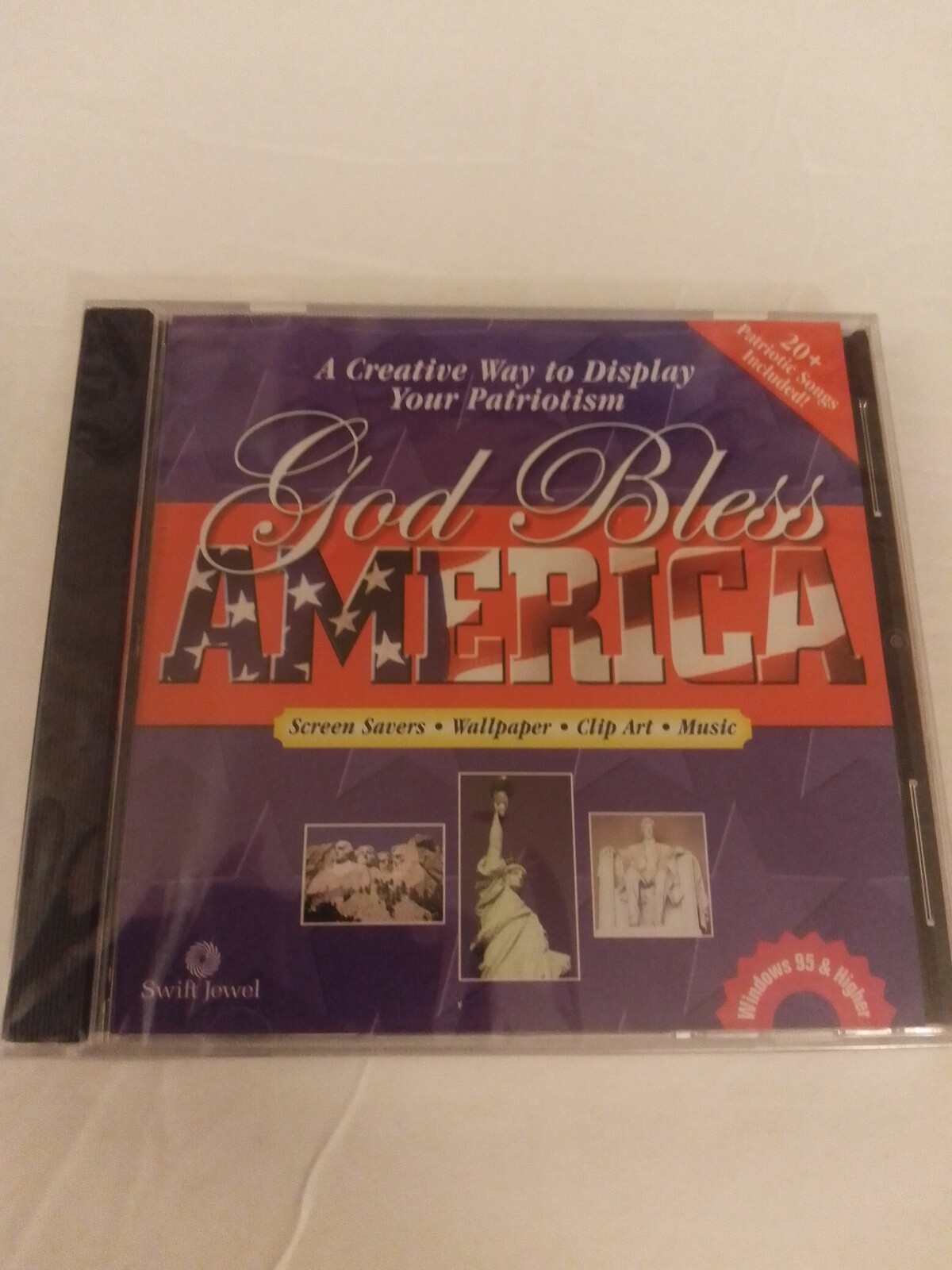 COSMI Swift Jewel God Bless America CD-ROM For Windows 95 to XP Brand New 
