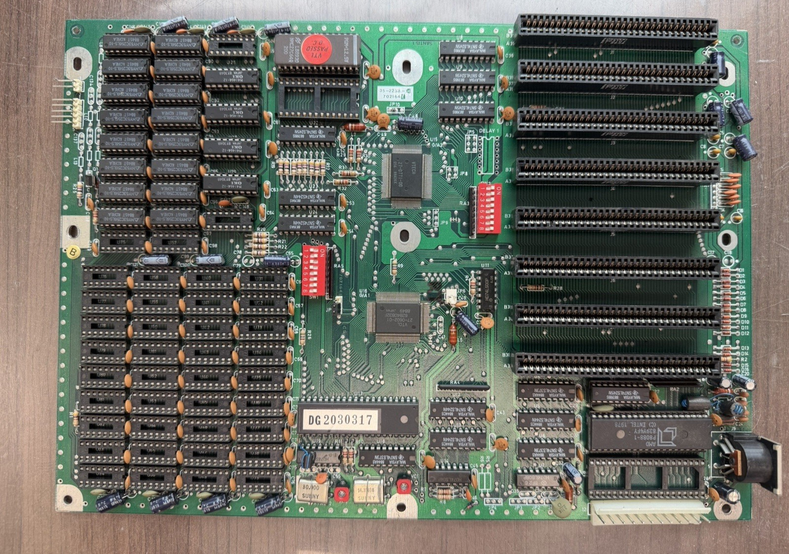 NOS VTech Laser Turbo XT Motherboard 8088 10MHz RAM 8-Bit ISA PC XT