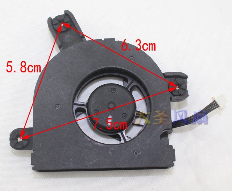 Router Fan For AVC Original BASA0615R2M P007 DC12V 0.3A 4-wire R1D