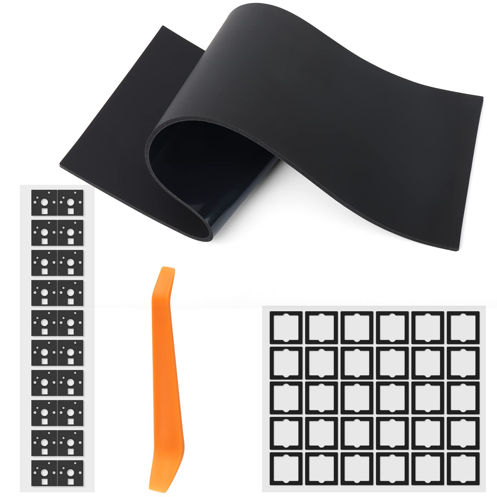 RUNJRX Keyboard Poron Switch Pads LE32 Sound Dampening Foam PCB Modular