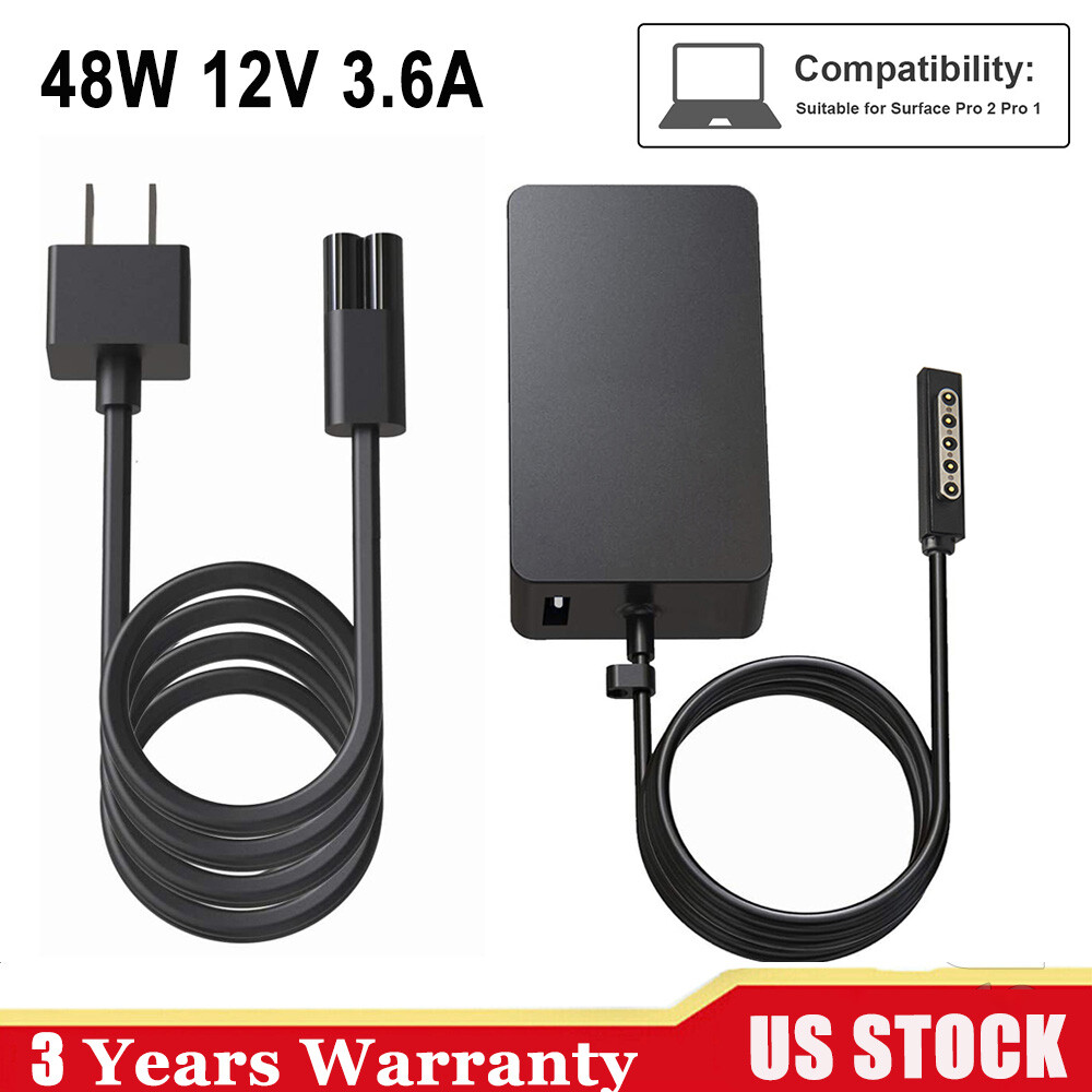 AC Adapter For Microsoft Surface RT Windows 32GB Model 1516 Tablet PC Charger48W