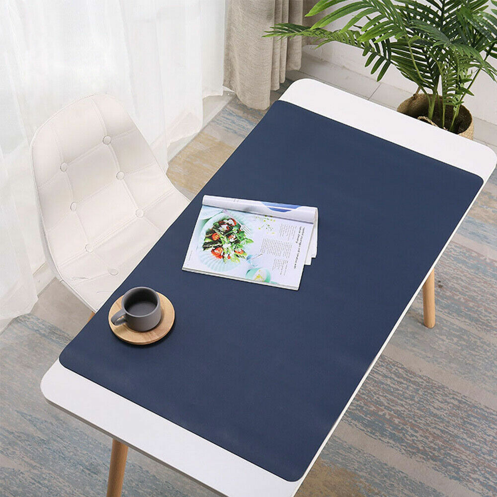 Large PU Leather Computer Desk Mat Keyboard Gaming Mouse Pad Laptop Cushion