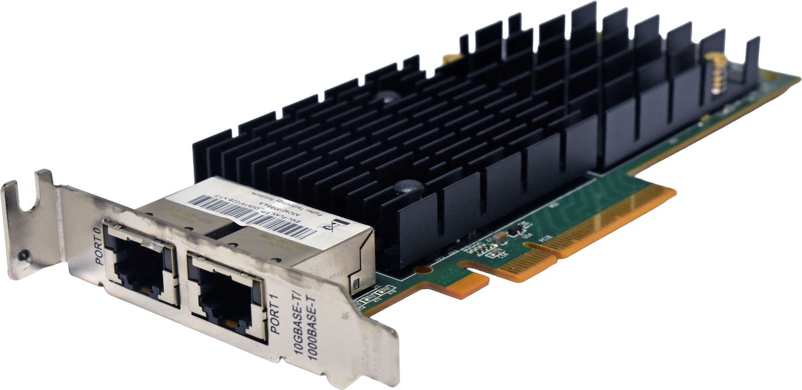 Fujitsu 10GE RJ-45 Dual Port NIC PCIe x8 A3C40185854 OCe14102B-NT-F LP