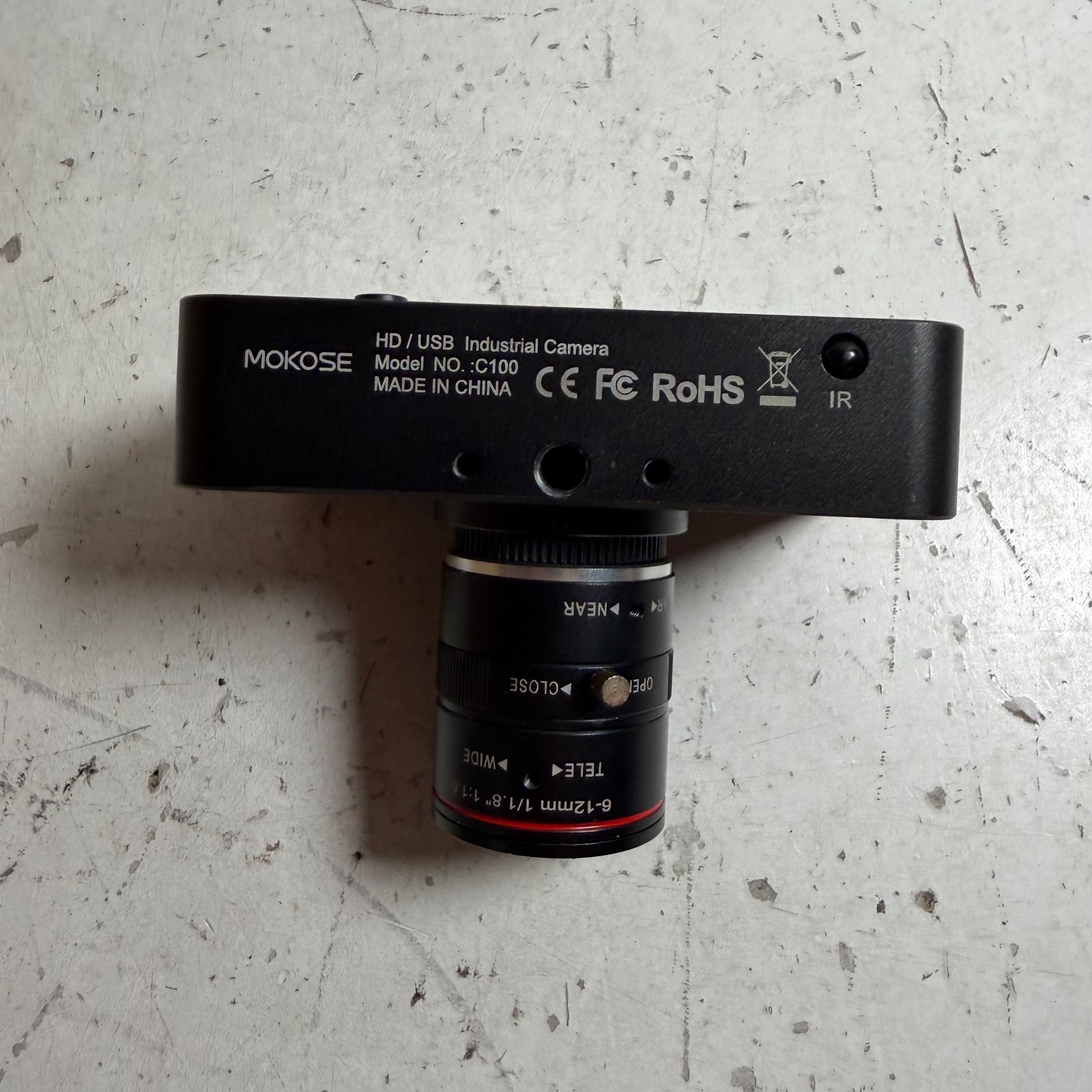 Mokose C100 Black 12MP Streaming Teaching Webcam Recording USB HD HDMI Camera
