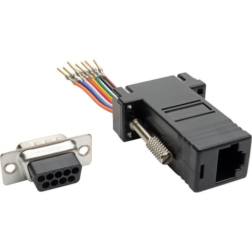Eaton Tripp Lite Series DB9 to RJ45 Modular Serial Adapter (M/F), RS-232, RS-422