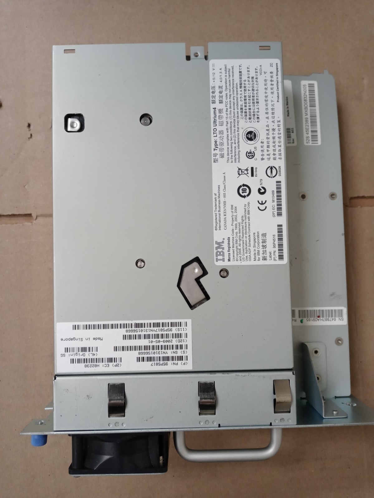 IBM LTO Ultrium4 Internal Tape Drive 95P5817