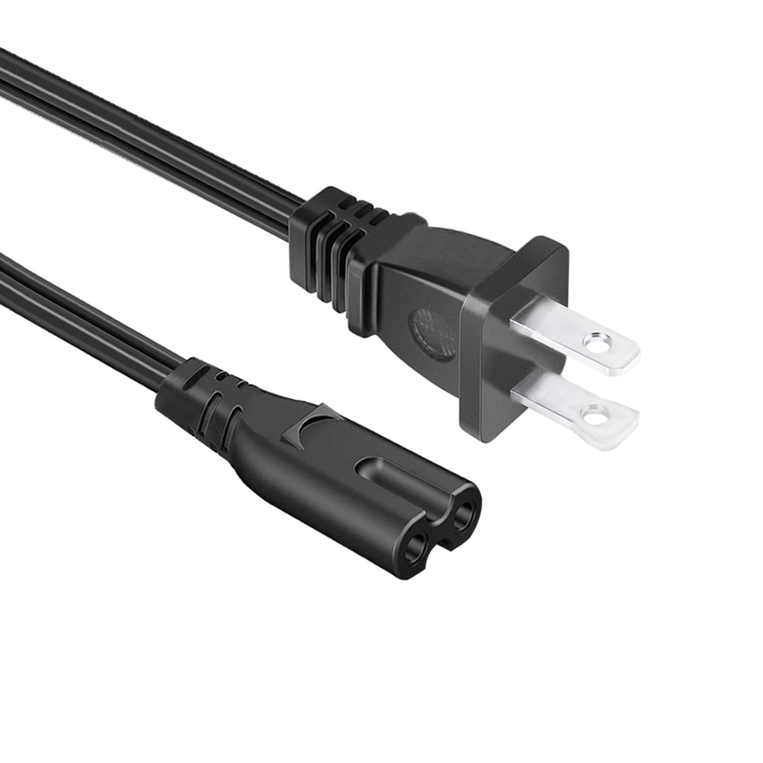 Power Cord Replacement For AuKing M8F Mini Projector 2 Prong AC 8.2ft