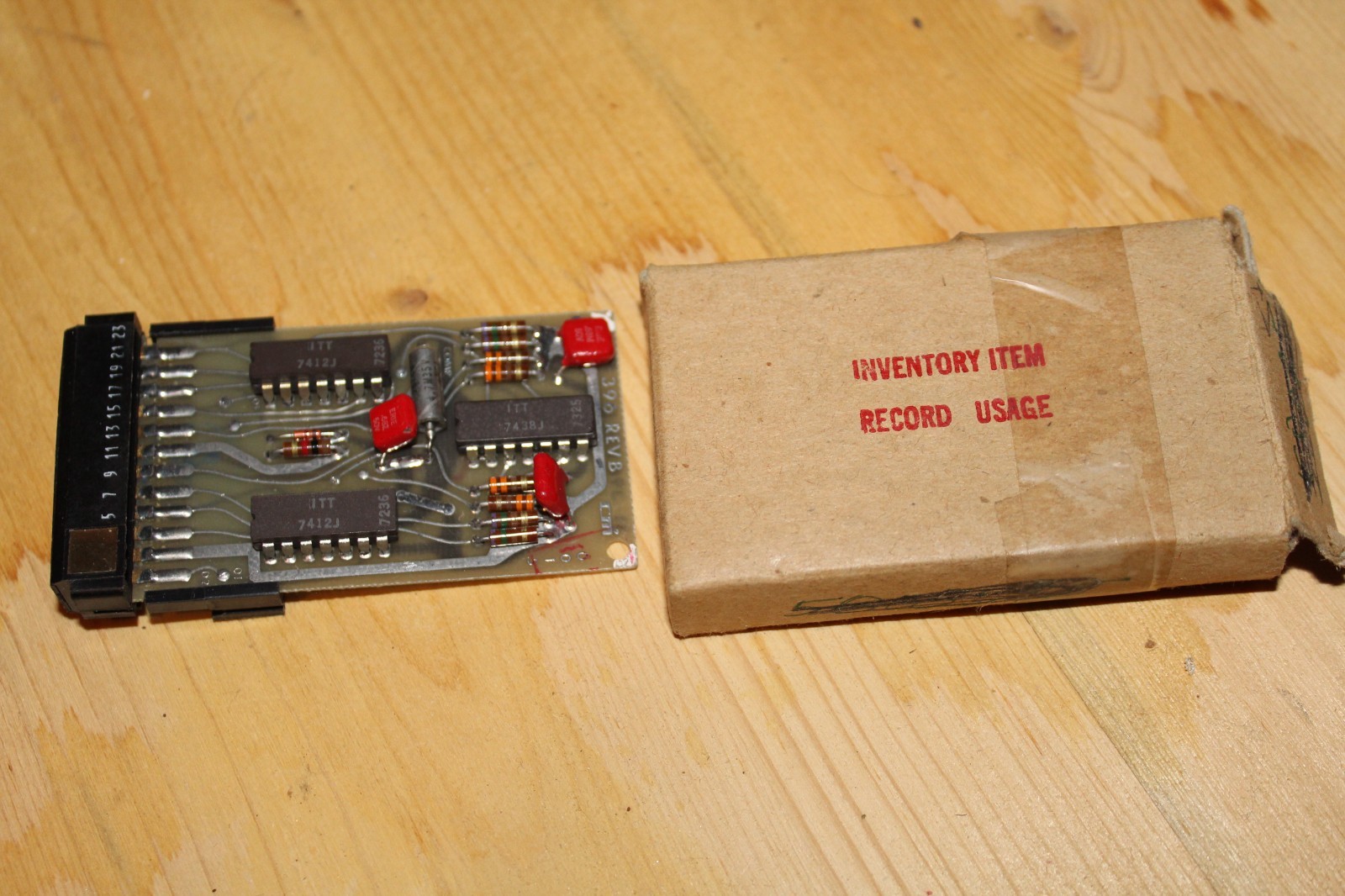 VINTAGE IBM SLT card w/ Inventory box  5815986