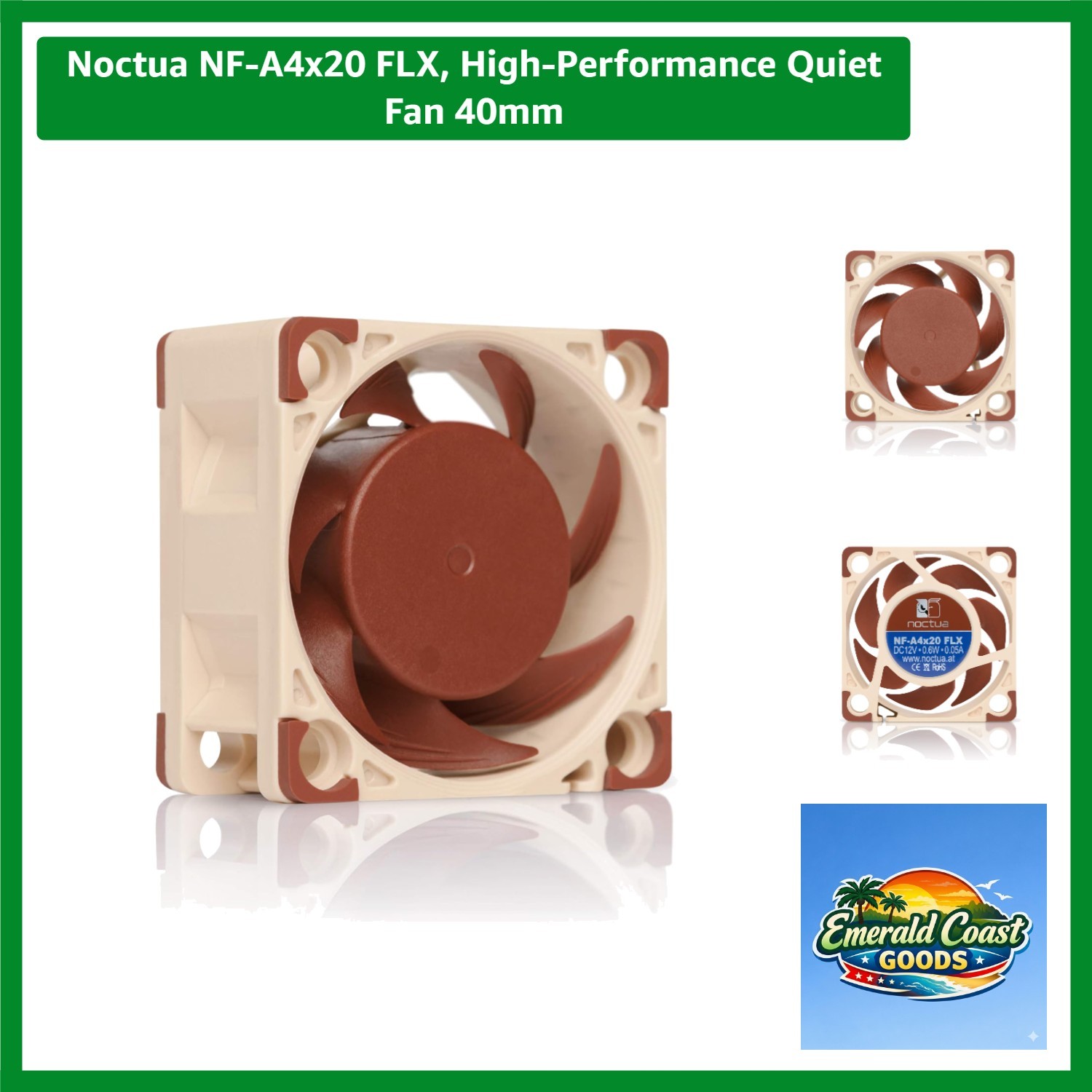 High-Performance Quiet Fan 40mm
