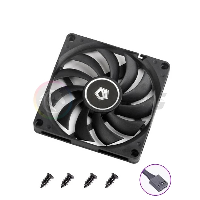 Computer 8010 9215 8cm/9cm Thin Fan Small 4-Pin PWM Smart Temperature Control 80