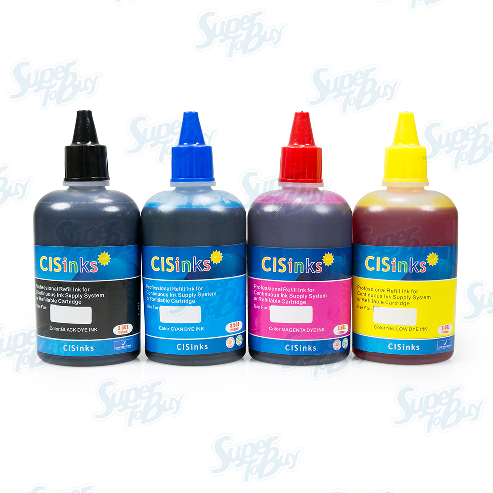 400ml Refill Ink Bottle Set alternative for Workforce WF-2630 WF-2650 WF-2660 