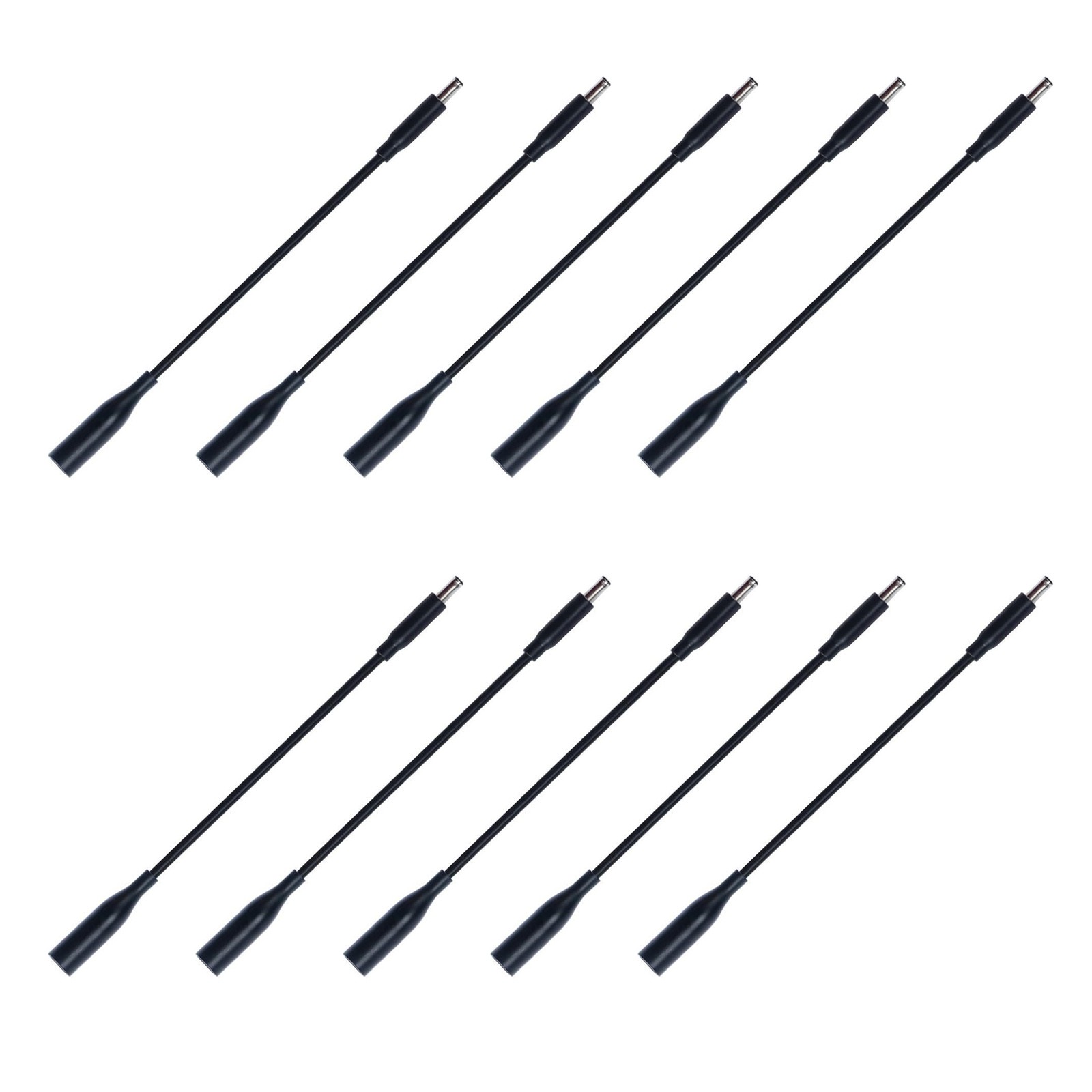 10PCS Dell Charger Adapter Cable 7.4mm Round Female To 4.5mm Male Plug New