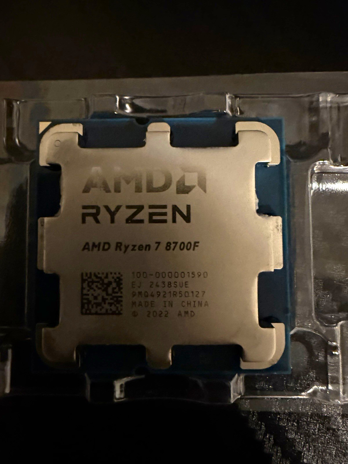 AMD Ryzen 7 8700F CPU Processor, 8-Core 4.1GHz AM5, MPN 100-000001590