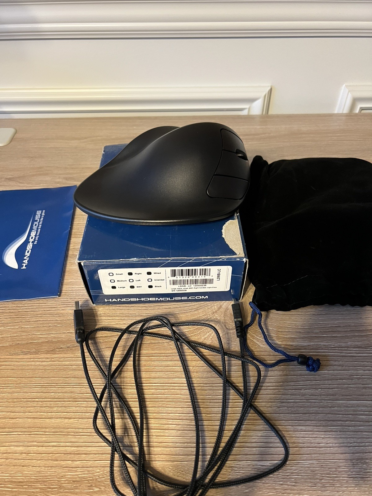 Hippus HandShoe Mouse L2WB-LC Right Large