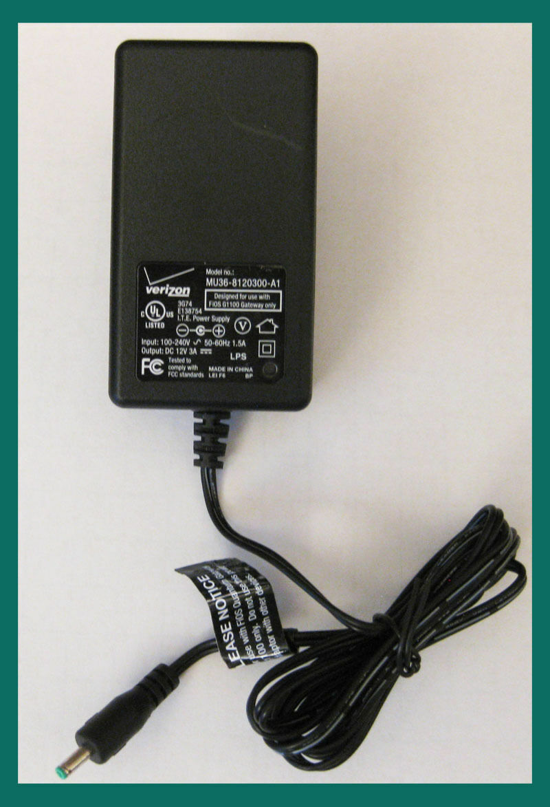 Original Verizon Power Supply Adapter for Quantum G1100 / 12V 3A MU36-8120300-A1